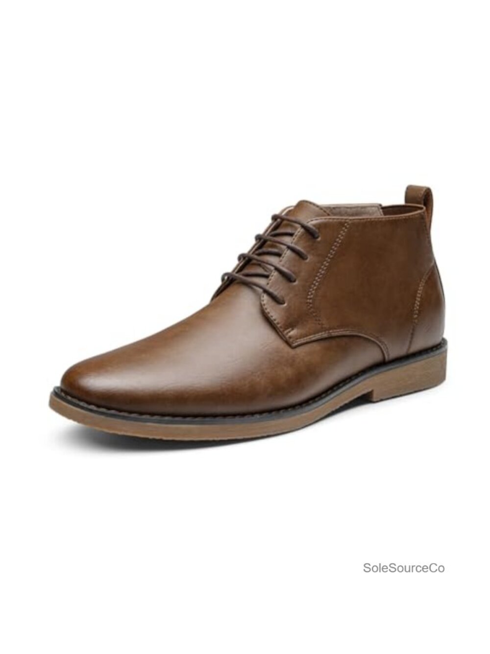 Men's Classic Chukka Dress Boots PU Leather Ankle Smart Casual